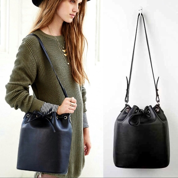 Cooperative Handbags - NWOT UO Cooperative black structured bucket bag